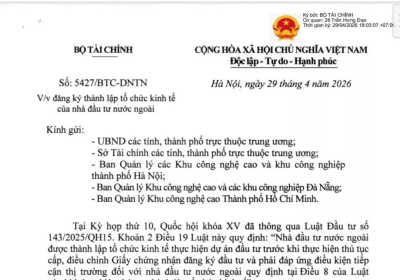Nhà đầu tư nước ngoài có thể thành lập doanh nghiệp trước khi xin IRC? Phân tích quy định mới theo Công văn 5427/BTC-DNTN