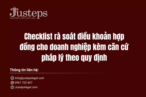 Checklist rà soát điều khoản hợp đồng cho doanh nghiệp