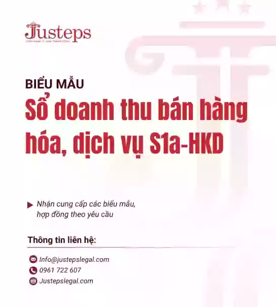 Sổ doanh thu bán hàng hóa, dịch vụ S1a-HKD
