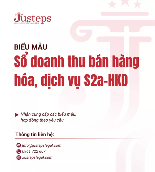 Sổ doanh thu bán hàng hóa, dịch vụ S2a-HKD