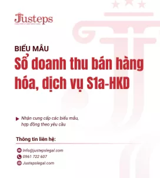 Sổ doanh thu bán hàng hóa, dịch vụ S1a-HKD