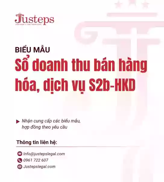 Sổ doanh thu bán hàng hóa, dịch vụ S2b-HKD