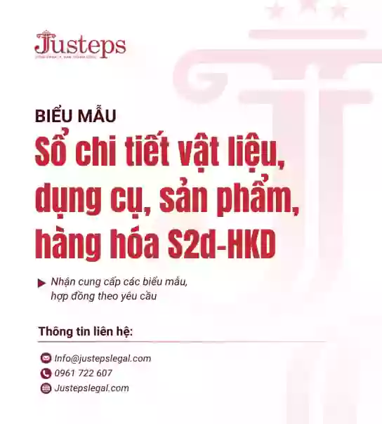 Sổ chi tiết vật liệu, dụng cụ, sản phẩm, hàng hóa S2d-HKD