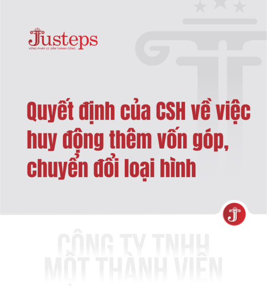 Quyết định chủ sở hữu về việc huy động thêm vốn góp, chuyển đổi loại hình