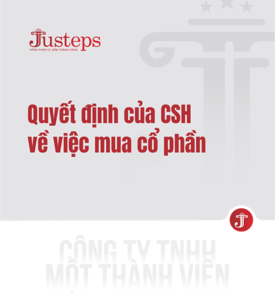 Quyết định chủ sở hữu về việc mua cổ phần