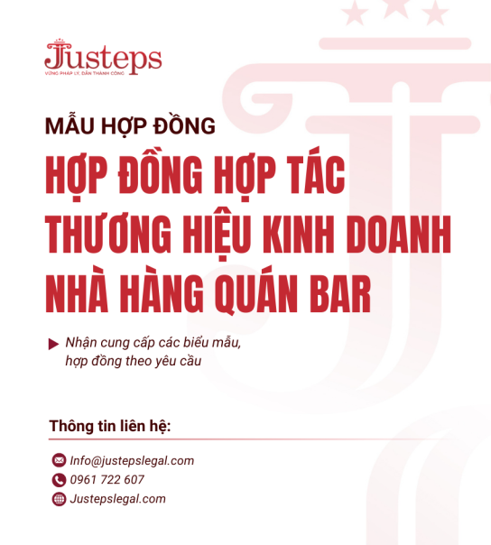 Hợp đồng hợp tác thương hiệu kinh doanh nhà hàng quán bar sử dụng