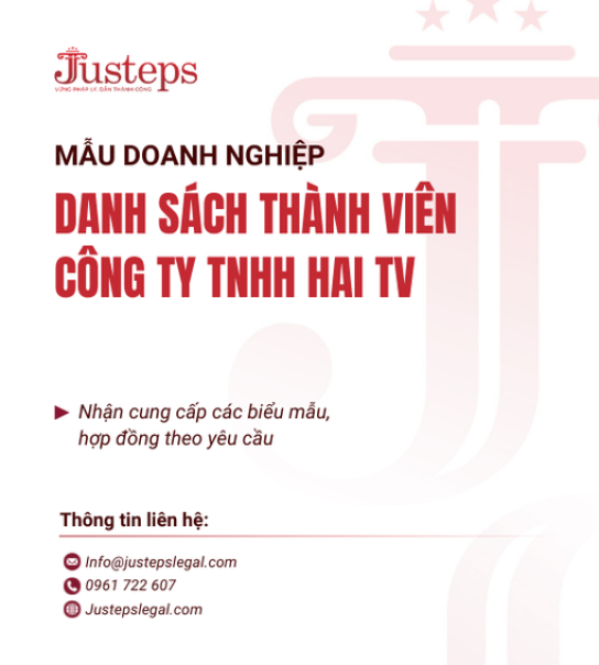 Mẫu 06. Danh sách thành viên công ty tnhh hai thành viên trở lên