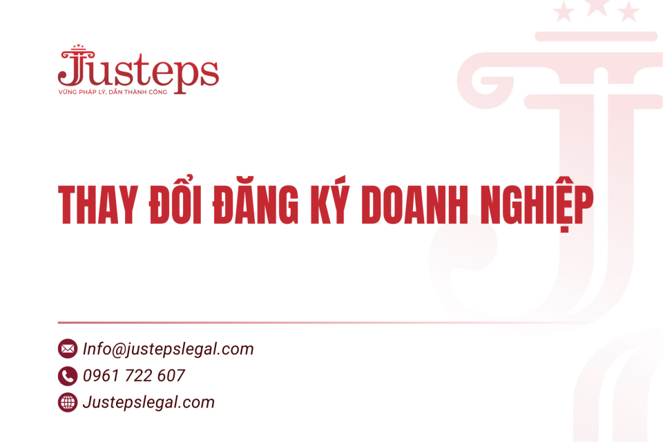 Thay đổi đăng ký doanh nghiệp