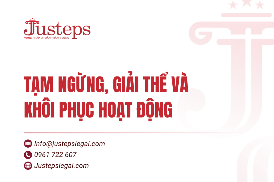 Tạm ngừng, giải thể và khôi phục hoạt động